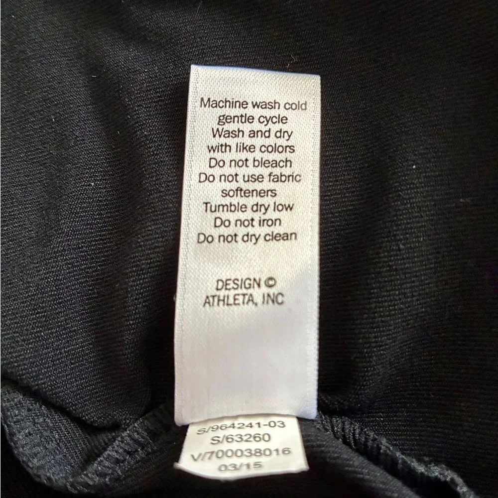Athleta Skirt Women’s Small Tall Black Stretch A-Line Athleisure Activewear Golf - Picture 15 of 15